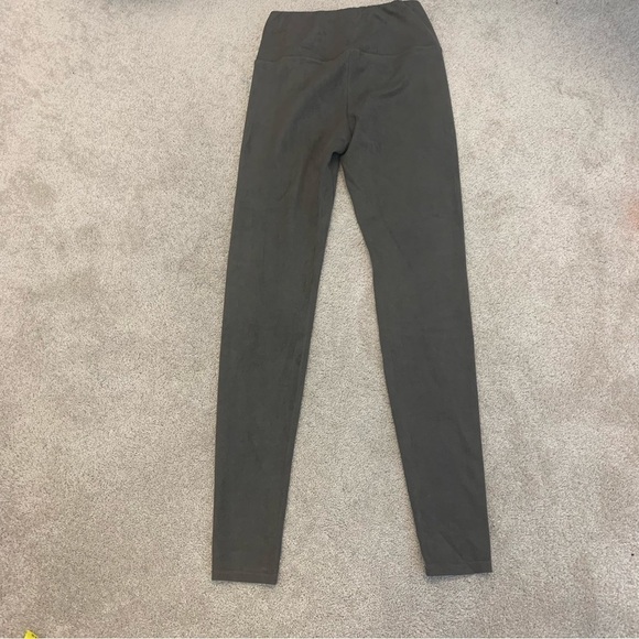 ARITZIA Wilfred Free taupe gray brown faux suede Daria leggings Sz L NWOT - Picture 5 of 12